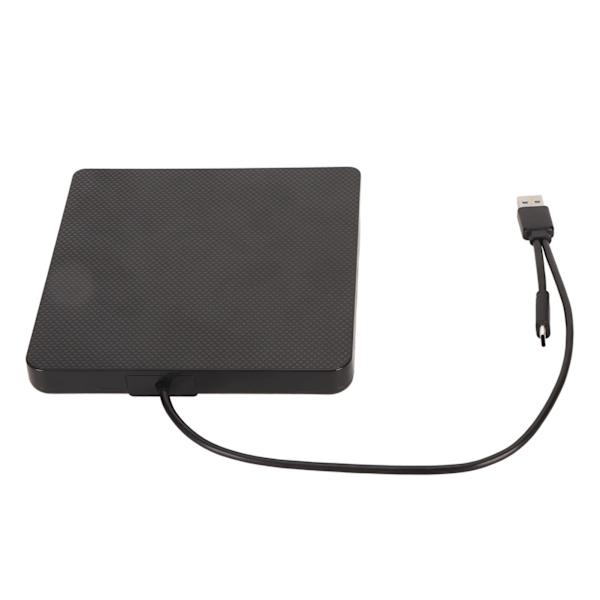 Extern CD DVD-enhet Professionell Plug and Play USB 3.0 USB C Bärbar Brännare för Laptop Desktop PC för Windows för OS X