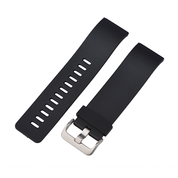 TPU Twill -rannekke Fitbit Blaze -älykelloon (musta, S)