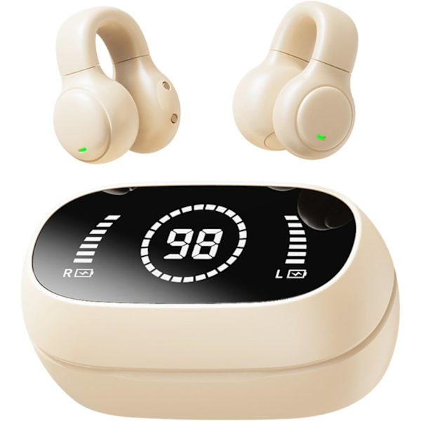 Bluetooth-langattomat avoimet korvanapit, luun johtamisen kuulokkeet, vedenpitävät, induktiokuulokkeet Khaki