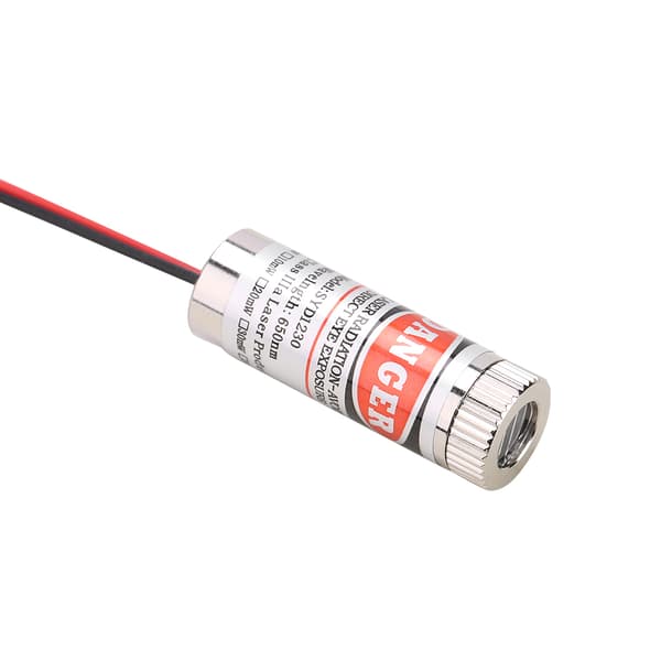 3D-printer 12mm 5mW rød lasermodul MXD1230 punktstørrelse justerbart laseremissionshoved