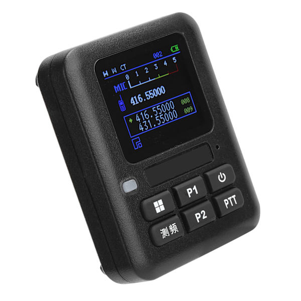 Walkie Talkies Mini Dekoder Bärbar Radiofrekvensräknare Mätare med Display Skärm