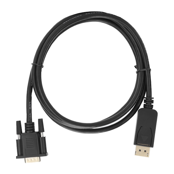 DP till VGA-kabel 1080P-omvandlare för HP/Dell/Asus/Lenovo PC-bärbara datorer 1,8 meter