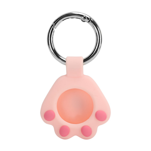 Cartoon Silikon Skyddsfodral Sleeve AntiScratch Protector Skal för IOS Locator(Rosa )