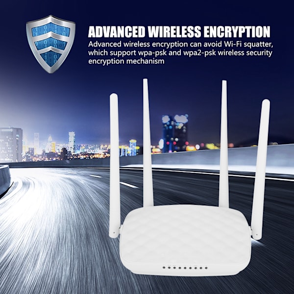 Tenda/ Tengda FH456 Fyra Hemantenn Trådlös Router WiFi 300Mbps Överföringshastighet