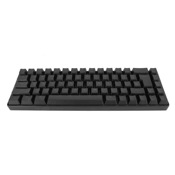 V200 Mekanisk Gaming Tastatur Bærbar 68 Taster Kablet RGB Baggrundsbelyst Tastatur til IBM PC Win98SE Sort