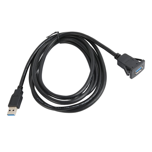Auton uppoasennettava kaapeli USB 3.0 uros naaras 5 Gbps auton kojelautaan asennettava jatkokaapeli USB-paneeli vedenpitävä kaapeli