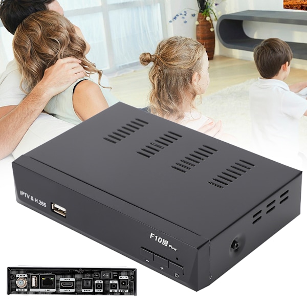 iBRAVEBOX F10S PLUS H.265 för IPTV DVB för S2 POWERVU BISSKEY Set Top Box
