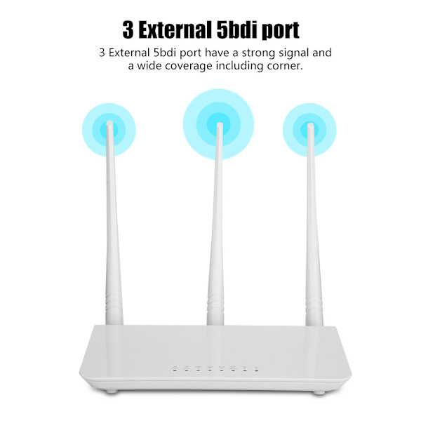 Tenda/Tengda 3F Tre hemantenner trådlös router WiFi 300Mbps överföringshastighet