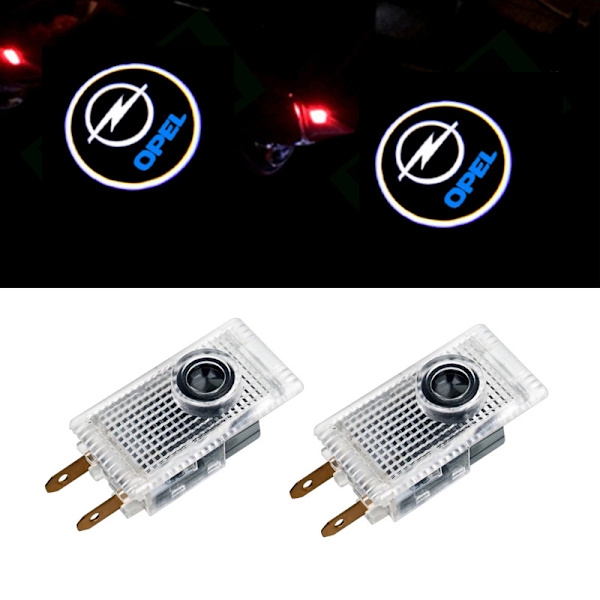 Opel OPEL Vauxhall Andhra SUV Insignia modifierade dörrljus laser led välkomstljus (2-pack)