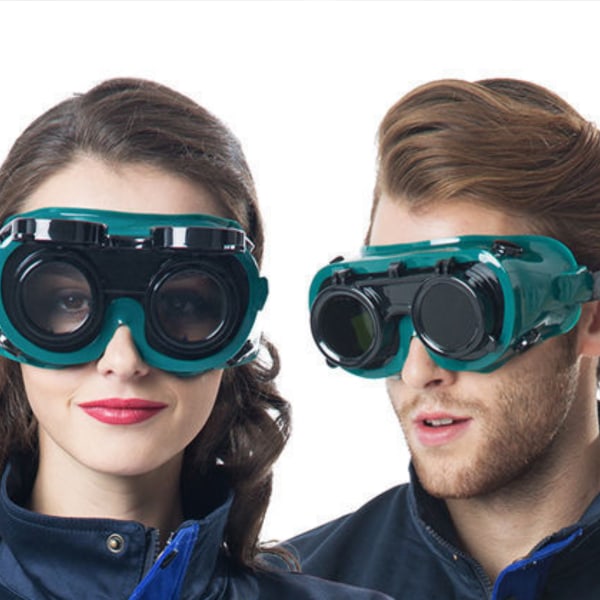 Flip Up Front Welding Goggles, Safety Eye Protection Welder Goggles with Lens, Protective Glasses Used for Welding, Soldering