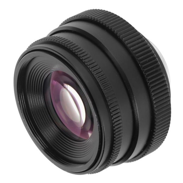 35mm kameraobjektiv F1.6 stor blænde C-fatning fast fokus manuel fokusobjektiv til spejlløst kamera sort