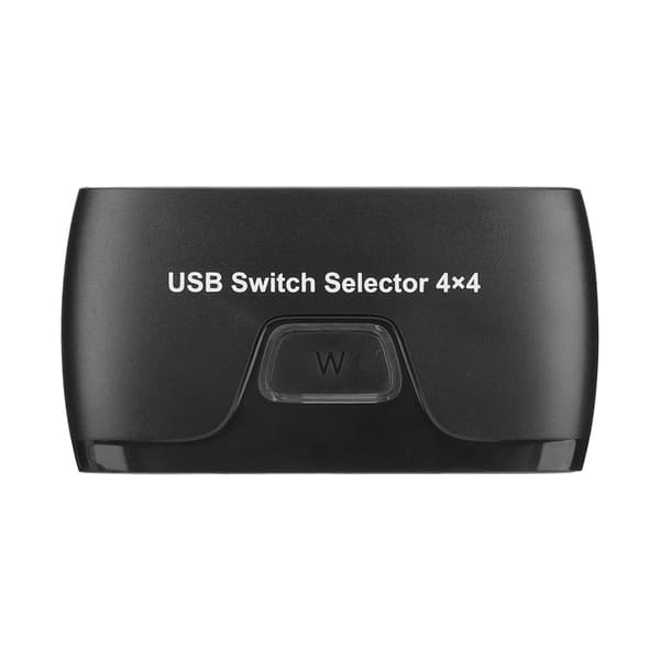 KVM-switch 4 computere, der deler 4 USB-enheder KVM-switche til tastatur, mus, printer til Windows, Linux og Chrome OS