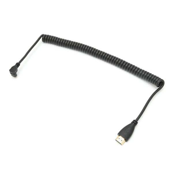 HD Multimedia InterfaceA til HD Multimedia InterfaceD Adapterkabel Fjederkabel Reverse Elbow