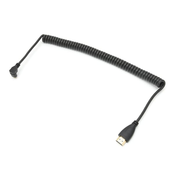 HD Multimedia InterfaceA till HD Multimedia InterfaceD Adapterkabel Fjäderkabel Omvänd Armbåge
