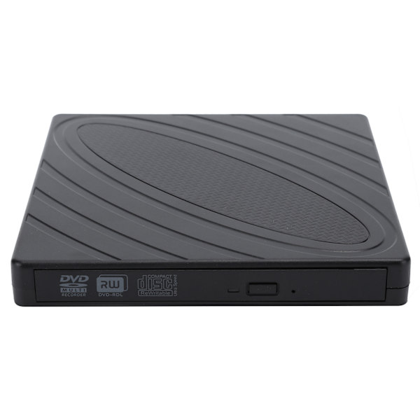 Ultrathin ulkoinen optinen asema, puoliympyrän muotoinen DVD-tallennin, jossa USB- ja TYPEC-liitäntä