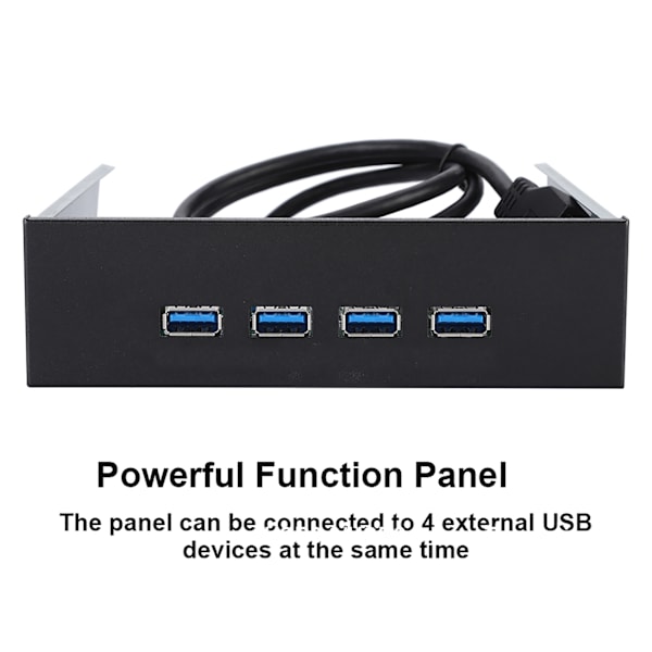 5,25 tommers 19PIN til USB3.0 CD-driver 4-porters HUB frontpanel CD-ROM utvidelsesmobilstativ