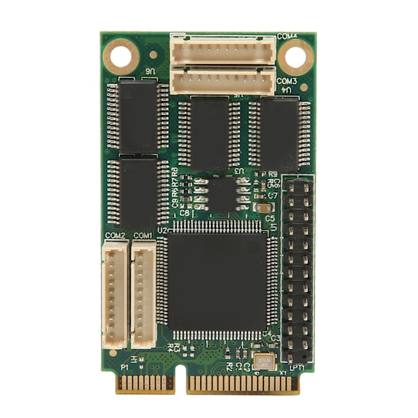 Mini PCIE-styrenhetskort för CH384L 4S1P Multi I O Industriell COM1 LTP1 Port Expansionskort för Win