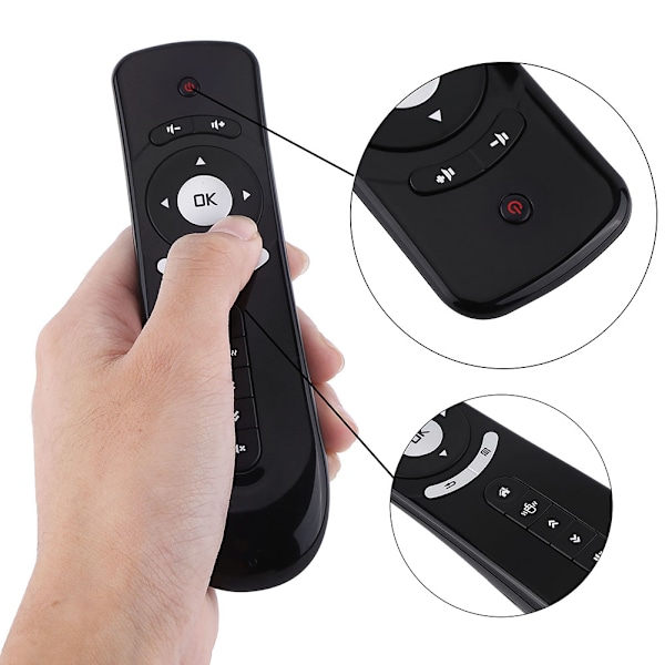 2.4G trådløs Air Fly Mouse med 3D Motion Stick til Android TV Box Tablet