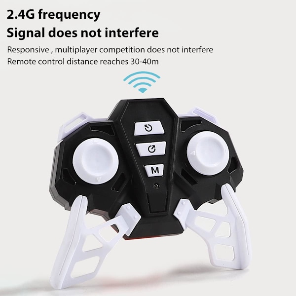 2,4 GHz Stuntbil med Lys RC Racing Bil 1:18 Off-Road Fjernstyret Bil Kørsel Køretøjer USB Genopladelig RC Bil Elektrisk til Teenagere