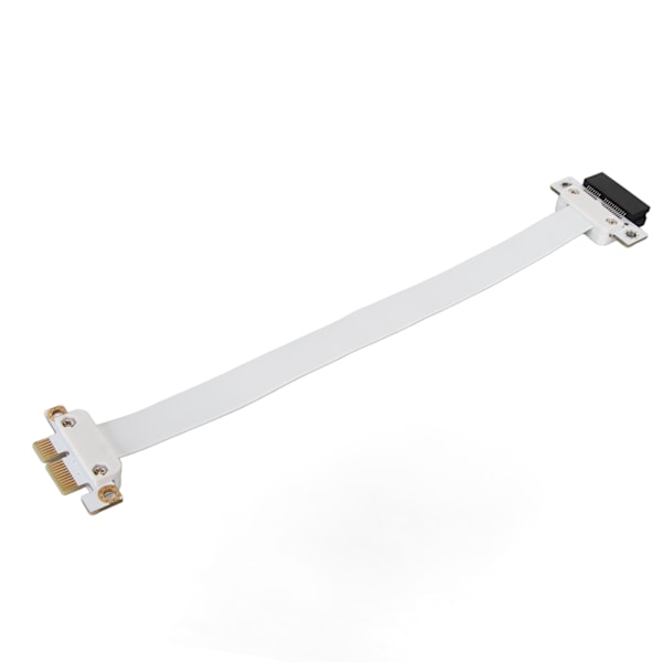 PCIE-forlængerkabel - Højhastigheds fleksibelt PCI Express 3.0 1X Riser-kabel - PCIE 1X Extender-adapter - Jumper til netværkskort - 10 cm / 3,9 tommer