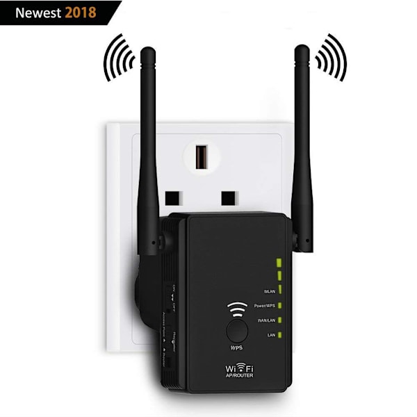 WAVLINK 3-i-1 trådlös router/förlängare/AP 2.4G 300Mbps WiFi-förlängare signalförstärkare