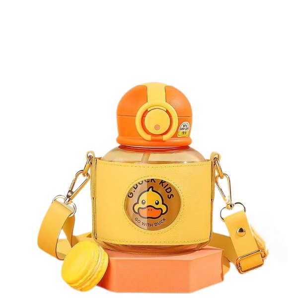 Little Yellow Duck Summer Portable Anti-fall Cup Rosa 700ml