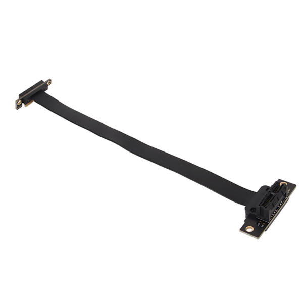 PCIE 3.0 1X -jatkokaapeli, kaksi 90 asteen suorakulmaista PCIE 3.0 1X -nousukorttisovitinta, nauhajatke 10 cm / 3,9 tuumaa