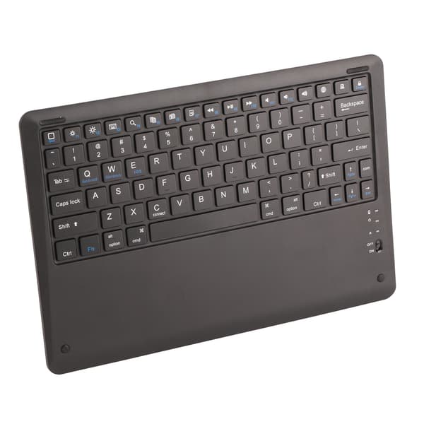 Tablet Keyboard Bluetooth 11in Telefon Bærbar Tynd ABS Computer TilbehørSort