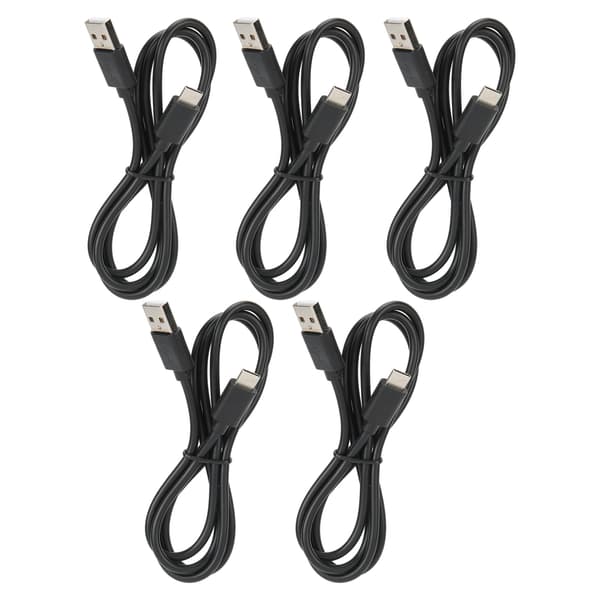 5 st laddningskabel USB C datakabel laddningskabel för Switch Lite-kontrollertillbehör