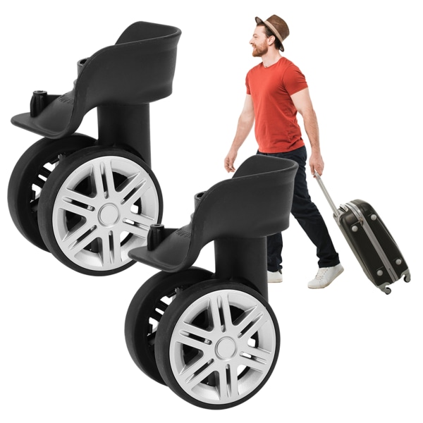 1 par dragstångslåda tillbehör Universal hjul resväska Bagagehållare Hjulbyte