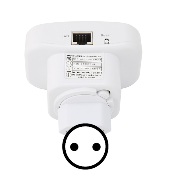 WiFi-räckviddsförlängare Hög hastighet Stabil Plug and Play Bärbar Liten WiFi-signalförstärkare