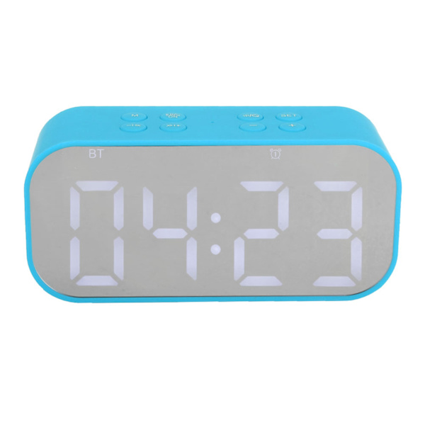 AEC Alarm Clock Speaker BT501 Utomhus Bluetooth Musikhögtalare Bluetooth5.0 Blå