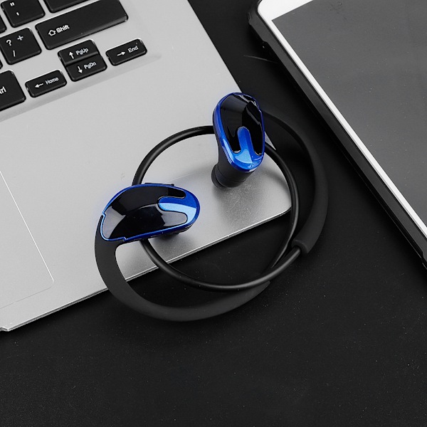 12mm suuri liikkuva kela urheilun Bluetooth-kuulokkeet HiFi hands-free -puhelu urheilukuulokkeet - sininen