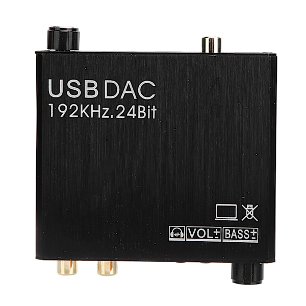 AY107 DAC-omvandlare Digital-till-analog ljudomvandlare RCA 3,5 mm koaxial optisk ljudomvandlare