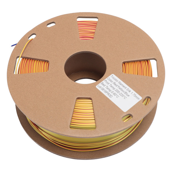 3D-tulostin filamentti kolme väriä 1,75 mm 2,2 lb nettopaino 200 - 220 celsius PLA-filamentti täyttöön vaihto