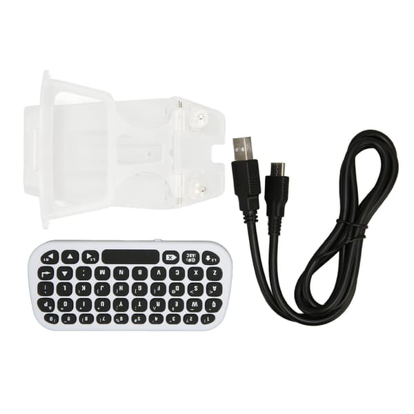 Kontroller Tastatur Professionel Chat Vioce Trådløs Bluetooth Controller Keypad med Clip Holder til PS5 Controller
