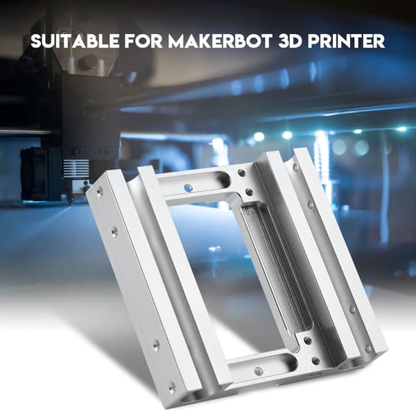 Metallskjutblock Munstycksfixeringsdel 3D-skrivartillbehör för Makerbot Replicator