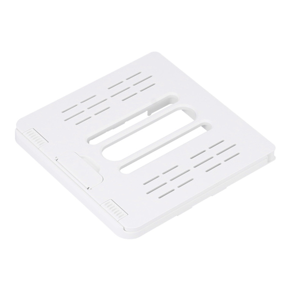 Tablet Stand Multifunksjonell Intelligent Løftbar Folding Varmespredningsbrakett for Bærbar PC Smarttelefoner Hvit
