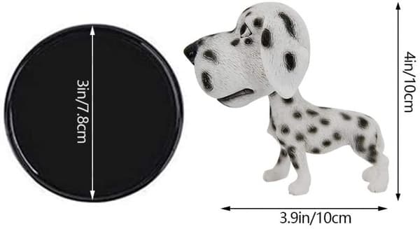 Bobble Head Hunder Bobbing Heads Bil Dash Valp Bil Dekorasjon (Dalmatiner)
