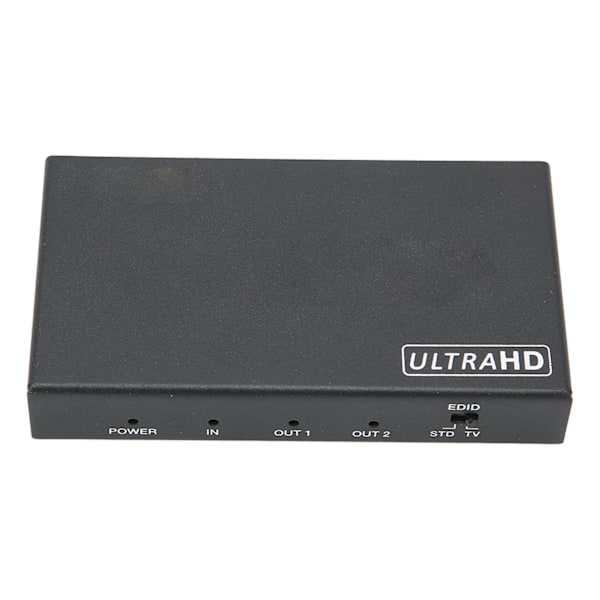 HD Multimedia Interface Splitter 1 ind 2 ud 4Kx2K ved 60Hz 18Gbps båndbredde switcher til PS3 TV DVD-afspiller 100-240V EU-stik