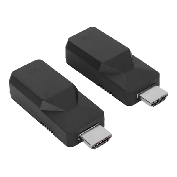 HD-förlängare 65,6 yards förlängning ABS-skal Plug and Play Bärbar HD Ethernet-förlängare för övervakningsdator