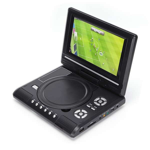 DVD-spelare bärbar HD 270° vridbar mobil DVD-spelare med USB-fjärrkontroll 110‑240VLMD-750 AU-kontakt