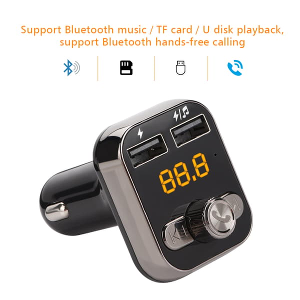 Bil FM-sender Bluetooth Handsfree Bilsett Audio MP3-spiller