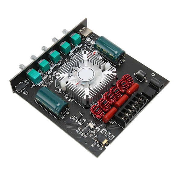 Bluetooth-förstärkarkort 2.1-kanals subwoofer HiFi trådlös ljudförstärkarmodul med diskant- och baskontroll 15V-36V