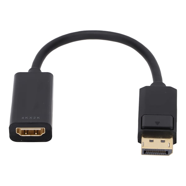 Mindpure Adapterkabel DP till HighDefinition Multimedia Interface 4K Konverterkabel för Dator Laptop Monitor TV