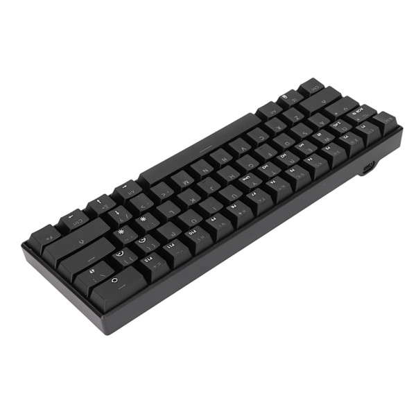 READSON Mekanisk Gamingtangentbord 61 Tangenter Stöd Trådlös Bärbar Ergonomisk RGB 3 Lägen Anslutning Trådbundet Tangentbord Grön Axelkropp