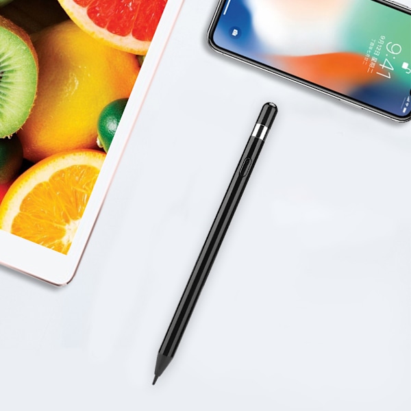 Ny Nanotech Kapacitiv Touch Screen Pen Stylus til IOS/Android/Microsoft System (Sort)