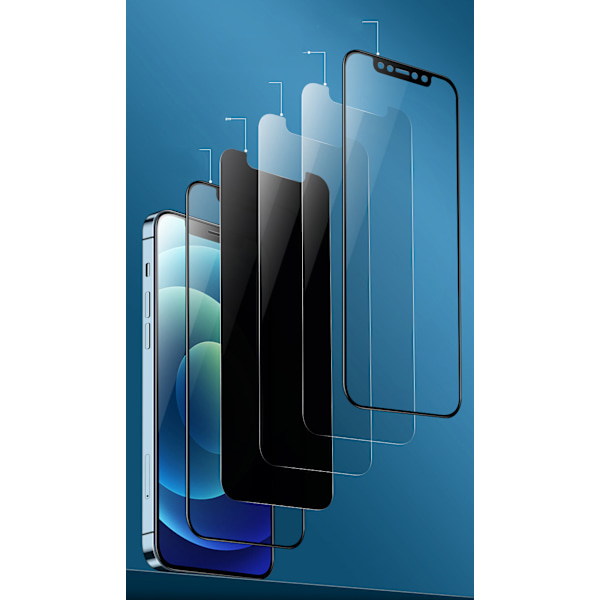 Skärmskydd för iPhone 14 2-pack Anti Blue Light Film Grönt Ljus Ögonskydd 9H Hårdhet HD Härdat Glasskydd