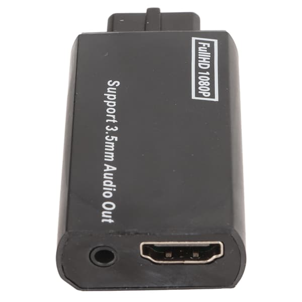for N64 til HD Multimedia Interface Adapter Profesjonell Full HD 1080P Plug and Play Spillkonsoll Videokonverter