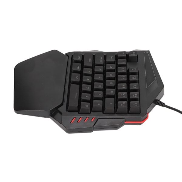 Enhands Gamingtangentbord 35 Tangenter Ergonomisk Knapplayout RGB Ljusutsändande G1/G2 Tangenter Makroinspelning Trådbunden Knappsats